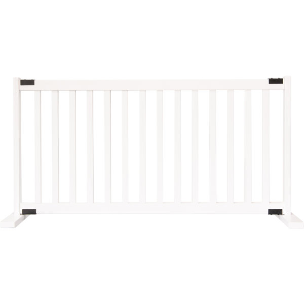 Tucker Murphy Pet™ Solid Wood Free Standing Pet Gate & Reviews | Wayfair